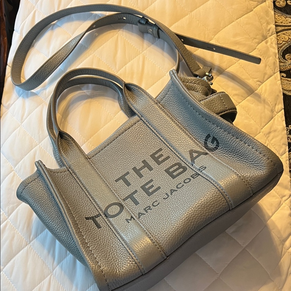 Marc Jacobs Silver Tote Bag